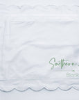 Pillowcase - Scalloped edge: Light Pink / 12”x 16”