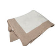 Personalized Knit Blanket with Border (Multiple Colors)