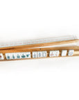 Mahjong Racks & Pushers (Set of 4): Oak