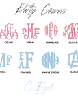 Monogrammed Paty Luxury Knit Newborn Gown