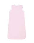 Monogrammed Pink Bubble Zipper Sack