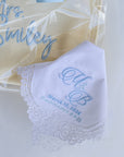 Personalized Monogram Wedding Handkerchief