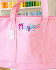 Peony Maxi Tote Coated Canvas