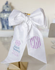 White Faux Silk Bouquet | Wreath | Swaddle Sash