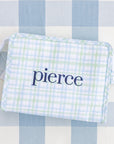Classic Plaid Green Large Roadie Pouch Bag