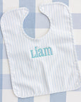 Pimlico Stripe Sand Wipeable Convertible Best Bib