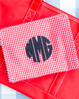 Gingham Red Full-Size Backpacker