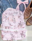 Cowgirl Toile Mini Backer Backpack