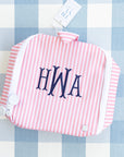 Pimlico Stripe Dusty Rose Round Case