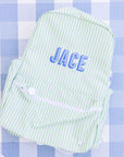 Pimlico Stripe Sage Full-Size Backpacker
