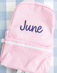 Pimlico Stripe Dusty Rose Full-Size Backpacker