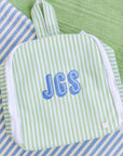 Pimlico Stripe Sage Bring It! Lunch Bag
