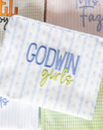 Gingham Sky Large Roadie Pouch Bag