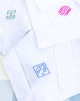"Tastefully Tiny" Monogram Dinner Napkins (Set of 4)