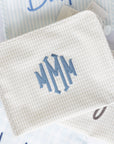 Gingham Sky Large Roadie Pouch Bag