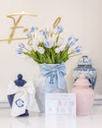 White Faux Silk Bouquet | Wreath | Swaddle Sash