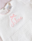 Monogrammed Paty Luxury Knit Newborn Gown