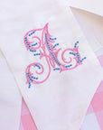 Personalized Silk Dupioni Sash