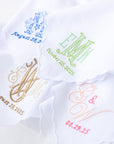 Personalized Monogram Wedding Handkerchief