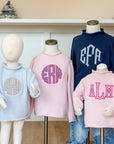 Jumbo Monogram Rollneck Sweater