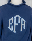 Jumbo Monogram Rollneck Sweater