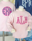 Jumbo Monogram Rollneck Sweater