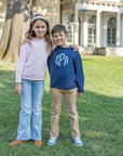 Jumbo Monogram Rollneck Sweater
