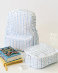 Ribbon Floral Blue TRVL Backpacker
