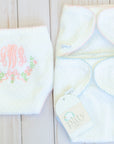 Monogrammed Paty Luxury Knit Newborn Diaper Cover