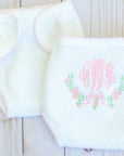 Monogrammed Paty Luxury Knit Newborn Diaper Cover
