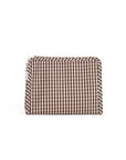 Gingham Coco Medium Roadie Pouch