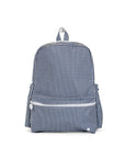 Navy Gingham Full-Size Backpacker