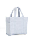 Pimlico Stripe Blue Quilted Wipeable Canvas Mini Go Go Stroller Tote