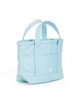 Lake Blue Mini Tote Coated Canvas