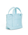 Lake Blue Mini Tote Coated Canvas