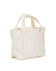 Natural Mini Tote Coated Canvas