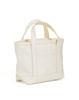 Natural Mini Tote Coated Canvas