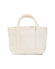 Natural Mini Tote Coated Canvas