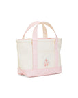 Ballet Pink Mini Tote Coated Canvas