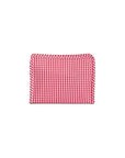 Gingham Red Medium Roadie Pouch
