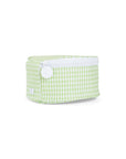 Gingham Leaf Round Case