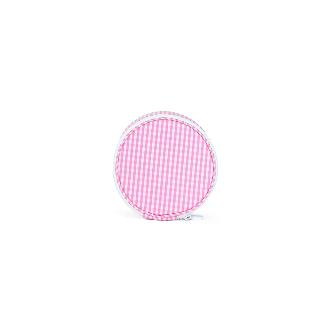 Gingham Pink TRVL Roundup Jewel Case