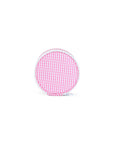 Gingham Pink Round Case