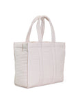 Pimlico Stripe Sand Quilted Wipeable Canvas Go Go Tote