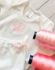 Monogrammed Paty Luxury Knit Newborn Gown