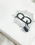 Metallic Spider Web Personalized Guest Towel