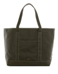 Kelly Green TRVL Maxi Tote Coated Canvas