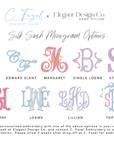 Personalized Silk Dupioni Sash - Collab with Elegant Design Co.