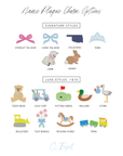 Personalized Baby Name Plaque