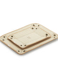 Men's Canvas Tray Set of 2- Coated Canvas Hay